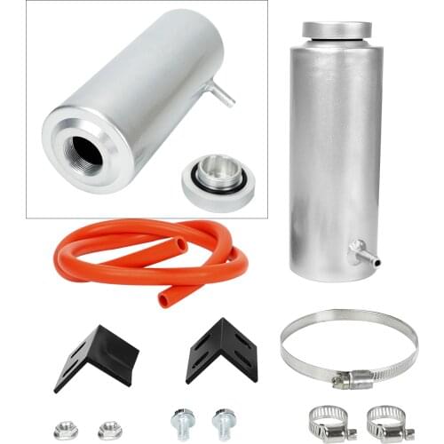 800ml Universal Radiator Coolant Aluminum Tank Overflow Reservoir