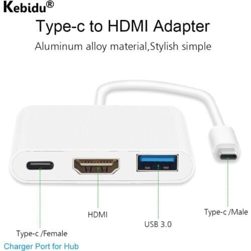 Thunderbolt 3 Adapter USB Type C Hub to HDMI-compatible 4K support Samsung Dex mode USB-C Dock with PD for MacBook Pro/Air 2020