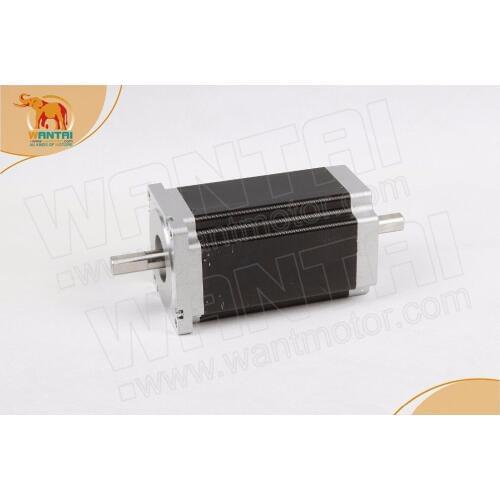 DUAL SHAFT OF NEMA34 MOTOR 1600OZ-IN CNC CUTTING Wantai Stepper Motor 3.5A Nema34 85BYGH450C-012B ,Dual shaft