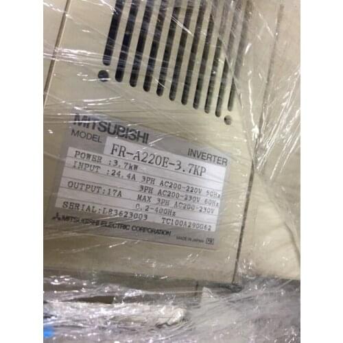 A200 3.7KW 220V A200 3.7KW 220V FR-A220E-3.7KP Inverter, used one , 90% appearance new , test goods , free shipping