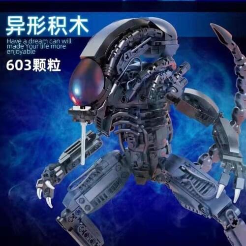 Movie Series Alien Mecha Model Building Blocks Interstellar Toy Childrens Gift MOC-27578