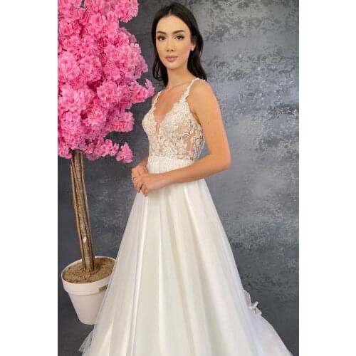 Lace Helen Wedding Dress Tulle Skirt Ara Cream Helen Wedding Dress Bridal Dress Custom Design Evening Dress Quality Embroidered