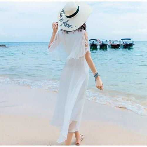 Summer Silk Dress Women White Beach Dress Elegant Party White Red Dresses Long Maxi Dresses Vestidos Verano LWL2664499