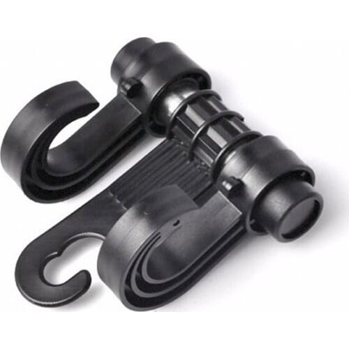 Multi-functional Auto Car Seat Headrest Hanger Bag Hook Holder Bag Cloth Grocery Car Accessories Storage Auto Fastener Clip