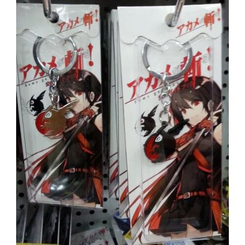 Cartoon KILL la KILL metal pendant fashion keychain colors key ring collection