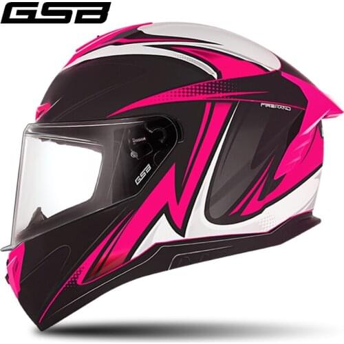 New Arrival GSB S-361 Full Face Motorcycle Helmet Man Woman Racing Capacetes Cascos Para Moto ECE Certification Approved