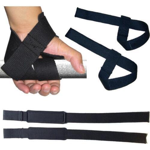 Weight Lifting Wrist Support Strap Wrap Bodybuilding Hand Wraps Straps Cotton Grip Protection Support N8N1