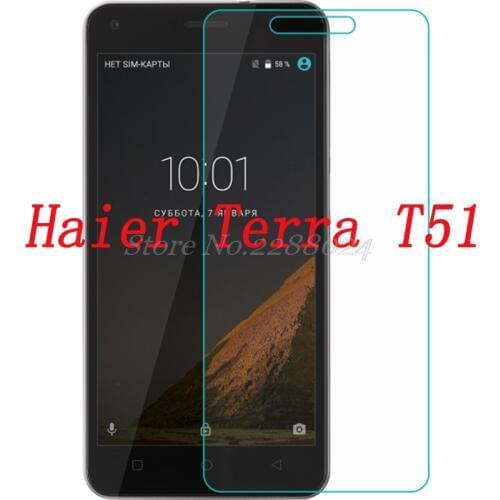 Smartphone 9H Tempered Glass for Haier Terra T51 Explosion-proof Protective Film Screen Protector cover phone