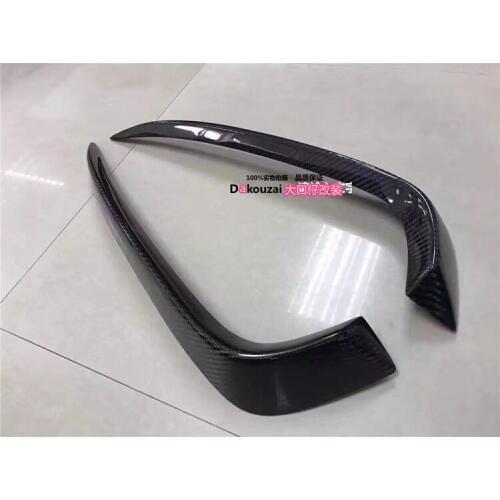 Fit for HONDA for CIVIC 10 gen 2016 carbon fiber Front bar wind knife front spoiler wind knife