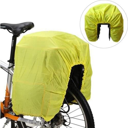 1PC Bike Rear Seat Rain Cover Luggage Waterproof Bag Rainproof Dust Cover Protective Equipment Bicycle Bag Foldable Hot Sale