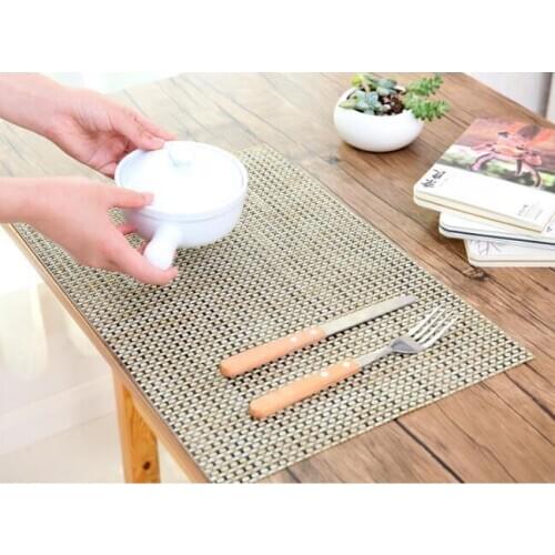 1PC Creative European PVC Insulation Pad Meal Mat Waterproof Anti Slip Western Food Placemat LF 091