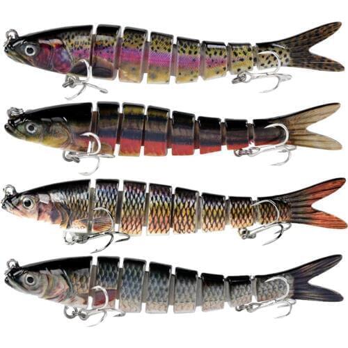 14cm 27g Multi Jointed Fishing Artificial Lifelike Lure Wobbler Fish Swim Bait Fishing Lure Wobbler Fish Swim Bait Fishing Lure