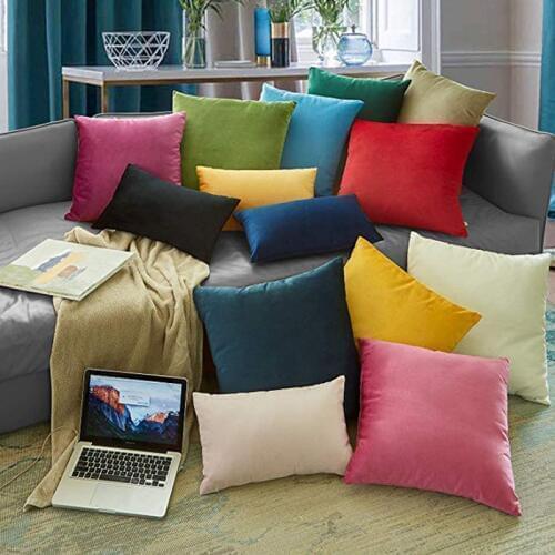 2020 Luxury 40x40cm Velvet Cushion Cover Decorative Pillows Throw Pillow Case Home Decor Pillowcase Backrest Sofa Seat Cushions