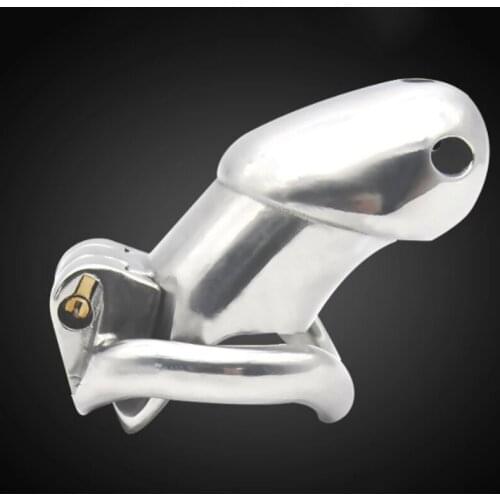 40/45/50mm Male Chastity Device Belt Penis Cage Stainless Steel Metal Cage Restraint Penis Sex Toys For Men Cock Ring Adult Game