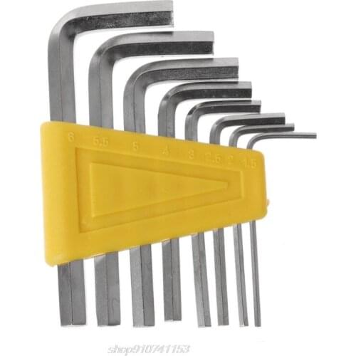 8pcs Allen Key Hexagon Wrench Tools Set Spanner Screwdriver Kit 1.5mm -6mm Bicycle Cycling Repair Tool J21 21 Dropshipping