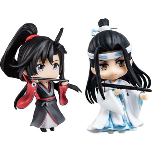 Mo Dao Zu Shi Wei Wuxian Lan Wang Ji Anime Figure Toys Mini PVC Action Figure Toys Yi Ling Lao Zu Collection Mode Doll Gift