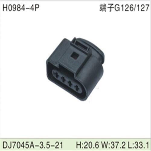 Free shipping 500pcs DJ7045A-3.5-21 4Pin 3.5mm AMP Car Electrical Wire Connectors for VW,BMW,Audi,Toyota,NISSAN AND other