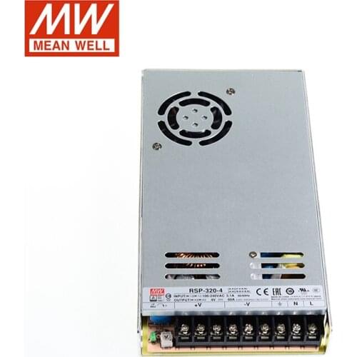 MEAN WELL RSP-320-4 Switching Power Supply 110V/220V AC to 4V DC 60A 240W Meanwell Transformer with active PFC function