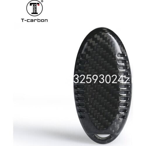 Car key bag For Nissan X-Trail Qashqai Infiniti Q50 carbon fiber shell