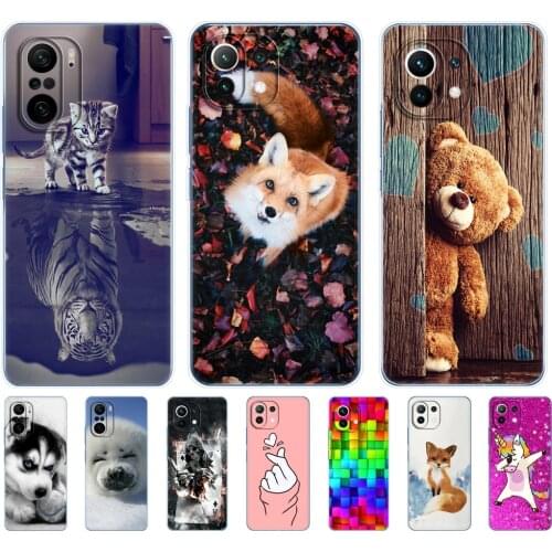 For xiaomi Mi 11 | Mi 11 Lite 5G | Mi 11i | Mi11 Lite 4G Case For xiaomi11 i 11Lite Silicon Soft Phone Cover for Xiomi Mi11Lite