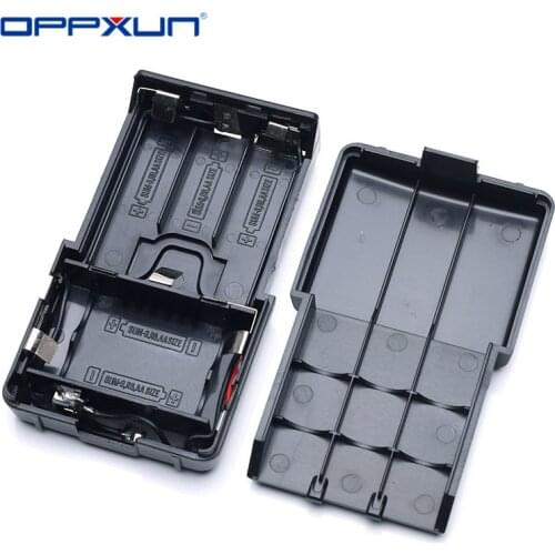 OPPXUN BT32 BT-32 5 AA Battery Case Box For Kenwood TK308,TK208,TH22AT,TH42AT,TK-79A Two Way Radio Walkie Talkie Aaccessories