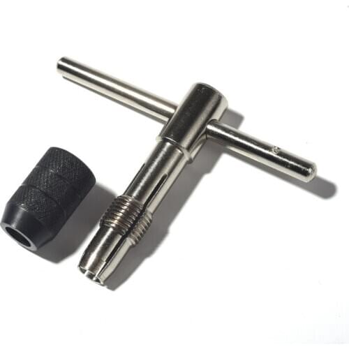 Tap Wrench Holder Hand Tool High Quality M3-M6 Adjustable T-Shaped Handle Reamer Screw Extractor Reversible Single Newest