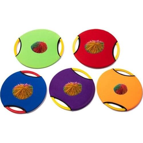 Children Elastic Ball Bouncing Ring Outdoor Fun Sports Toy Throw Catch Ball Toys
