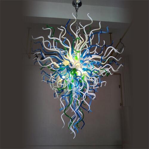 Elegant Beautiful Wedding Decorative Pendant Lights Mouth Blown Glass With 110v-240v LED Bulbs