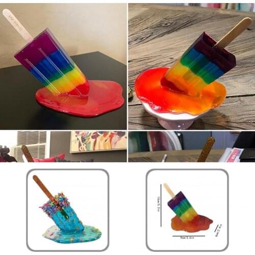 Miniature Figurine DIY Melting Ice Cream Table Decoration for Window