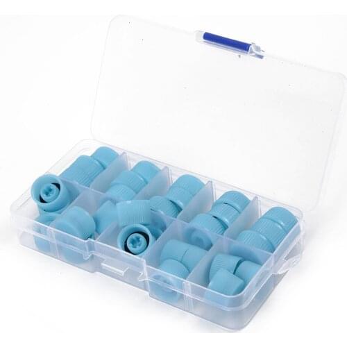 Auto AC valve cap Dust Cover Seal Replacement Tools Kit Set Parts Refrigerant Car