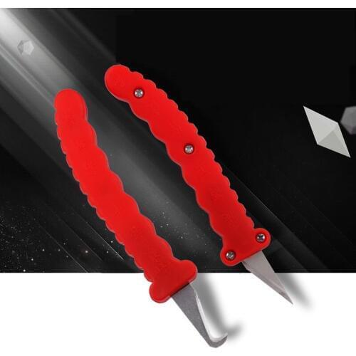 Hairedge knife, rubber trim knife, knife repair knife, plastic hairline knife, razor, internal hole, flying knife, hook knife