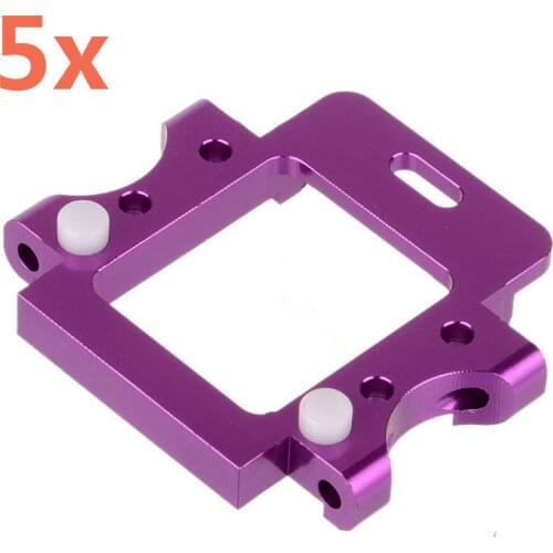 Wholesale 5P/Lot HSP 102061 02021 Aluminum Rear Gear Box Mount for 1/10 RC Model Car Upgrade Parts CNC 94102 SONIC