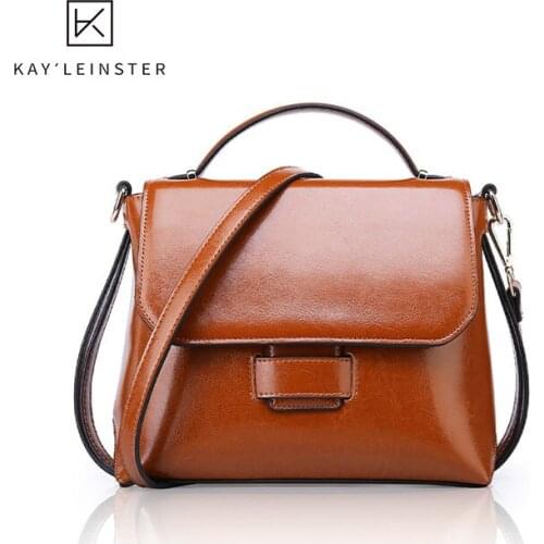 100% Genuine Leather Women Crossbody Bag Elegant Fashion Female Shoulder Bags Solid Classic Luxury Handbag Wild Messenger Purse