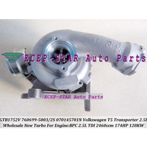 Turbo GTB1752V 760699 760699-5002S 760699-0004 760699-0002 070145701NX 070145701NV For Volkswagen VW T5 Transporter B8 BPC 2.5L