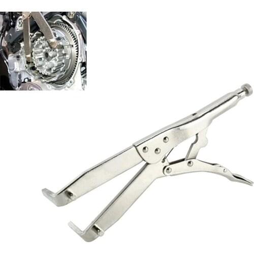 Universal Motorcycle Tools Clutch Holding Tool Motorcycle Motorbike Clutch Hub Basket Flywheel Holder Wrench Repair Removal