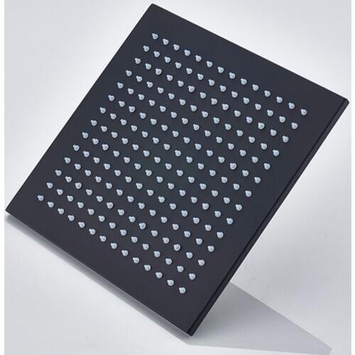 Vidric Vidric Black LED ORB Shower Faucets Set LED Rainfall Shower Swivel Tub Spout 3-way Single Handle Mixer Tap Bath Shower Fa