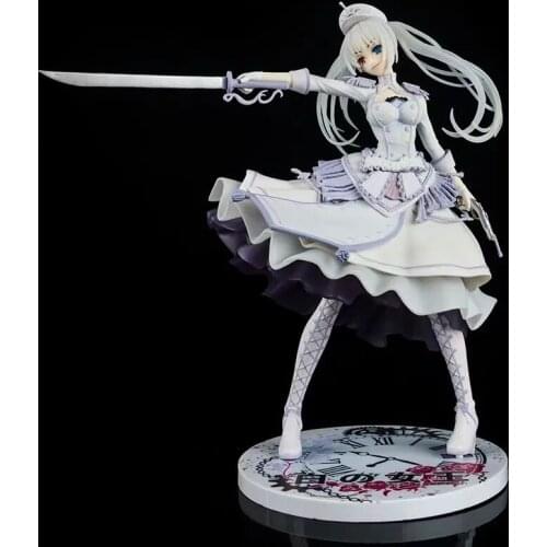 Japan Anime Date A Bullet Queen of White Tokisaki Kurumi PVC Figure Figurine Toy Model Statue 27cm New With Box