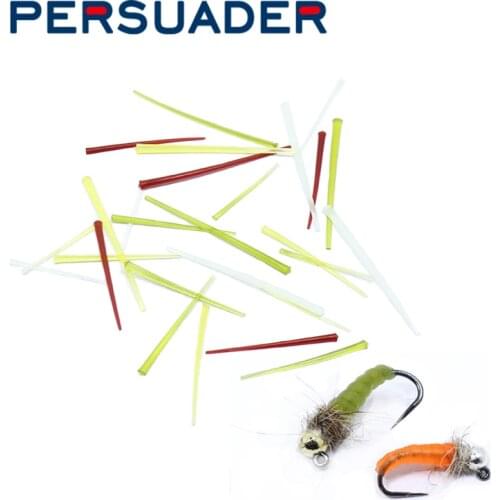 Persuader 4optional colors stonefly rubber nymph body wrap caddis pupa body tapered semicylinder trout bait fly tying materials