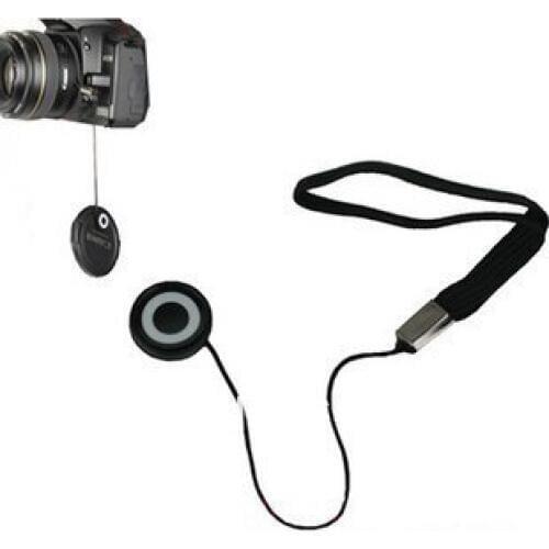 10pcs NEW Black Lens Cap Keeper Holder Cord Line Leash for Camera 10d 20d 30d 40d 50d 350d 450d d90 d3100 d5100 d5100 d40 DSLR