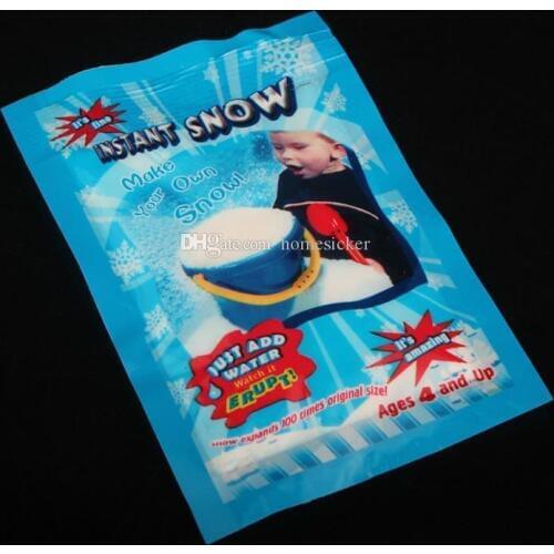 2017 Christmas Decoration Instant Snow Magic Prop DIY Instant Artificial Snow Powder Simulation Fake Snow For Night Party