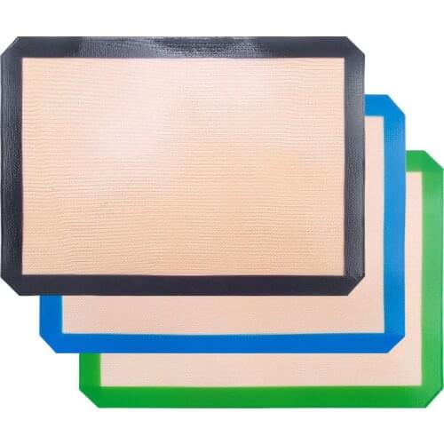 Non-Stick Silicone Pad Baking Mat Sheet Baking Pastry Kitchen Tools Rolling Dough Pizza Mat Large Size For Cake Cookie Macaron