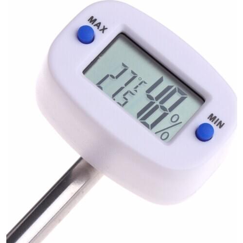 LCD Digital Soil Tester Meter Temperature Humidity Monitor For Garden Lawn Plant Pot Drop Ship