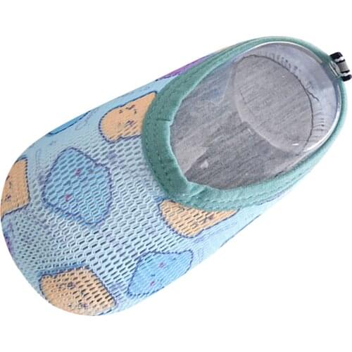 Baby Kids Boys Girls First Walkers Fashion Cartoon Printing Pattern The Floor Socks Barefoot Aqua Socks Non-slip Shoes