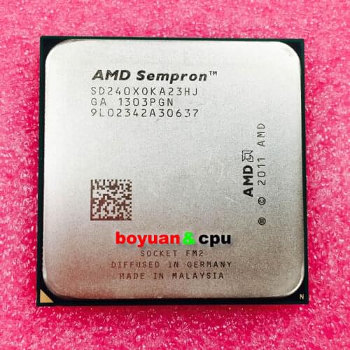 AMD X2 Sempron 240 X2 240 2.9G Dual-Core CPU Processor SD240XOKA23HJ Socket FM2