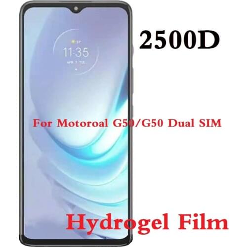 For Motoroal Moto G50 Dual SIM Hydrogel Film HD Full Cover Screen Protector For Motoroal Moto G50 Not Glass