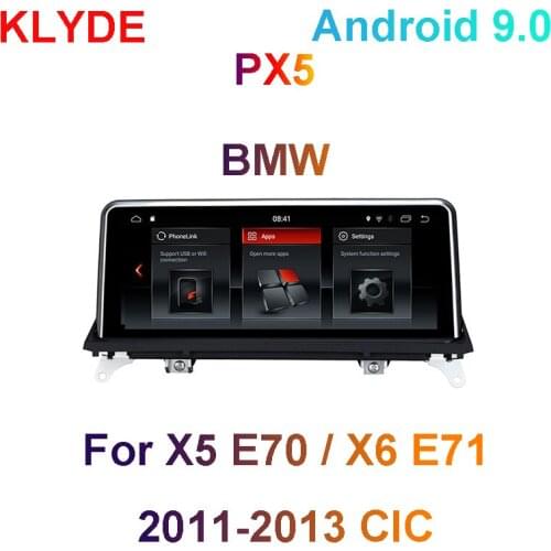 KD-1253-I HOT-SALE 10.25inch android 9.0 car radio audio stereo gps wifi for b m w X5 E70 / X6 E71 2011-2013 CIC with bluetooth