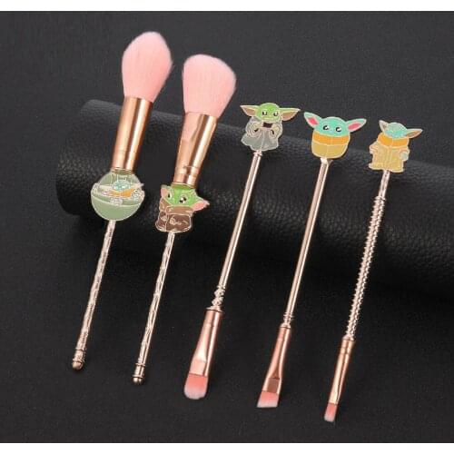 5 pcs Anime Doll Style Makeup Brushes