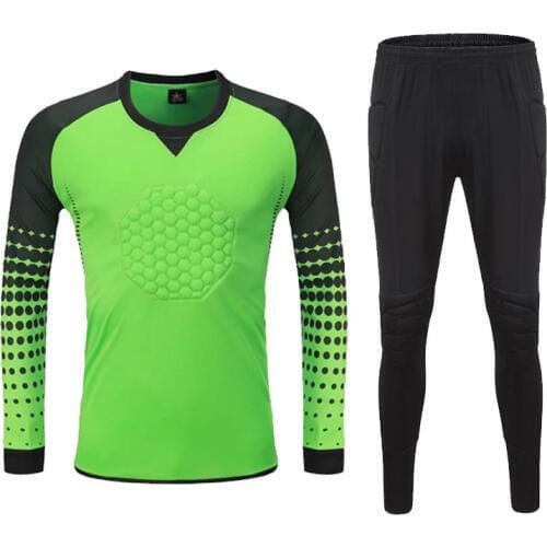 Soccer Goalkeeper Jerseys Sets Men Football Survetement Tracksuit Goal Keeper Uniforms Goalie Sports Training Suits Diy Custom