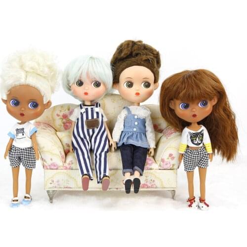 Plastic doll Height 25cm Face DIY painted doll for girl gifts