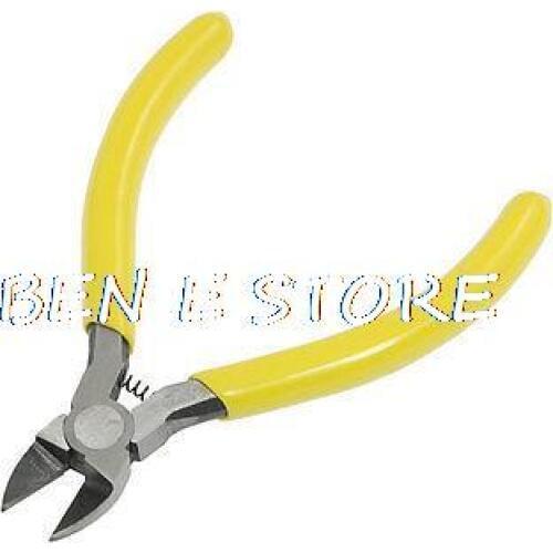 Plastic Coated Grip Jewelers Electrician Tool Diagonal Cutting Pliers 4"